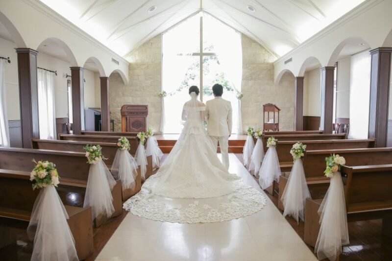 チャペルに入場！！