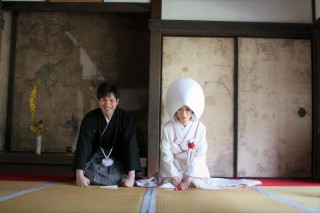 白無垢－綿帽子－【當麻寺】