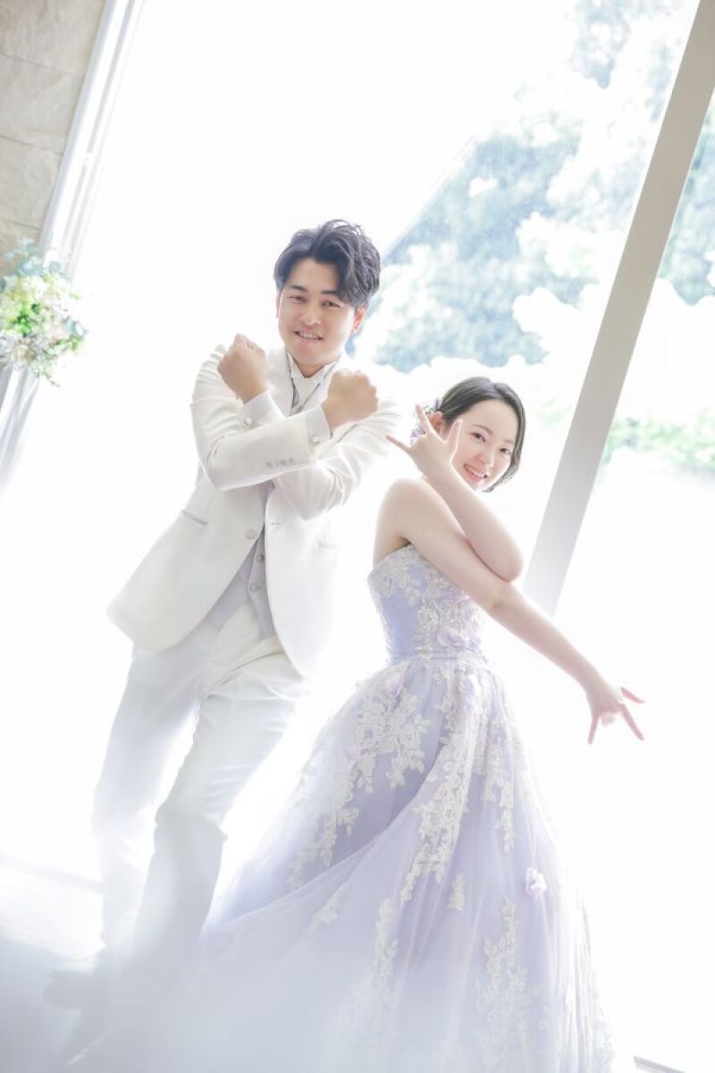 お2人それぞれ推しのポーズで!