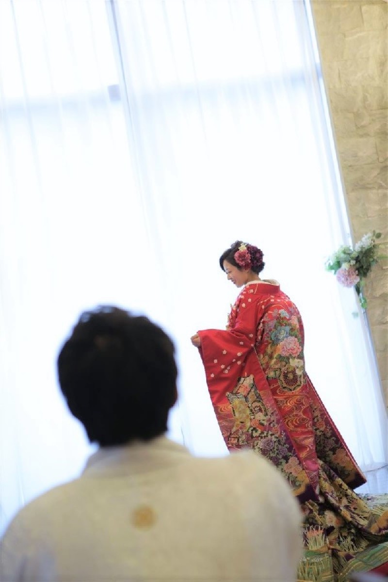 新婦様から目が離せない