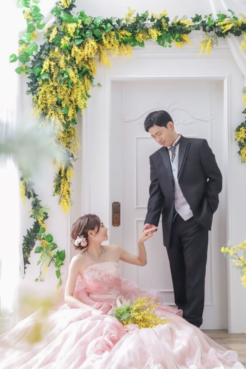 春色ドレスでフォトウエディング