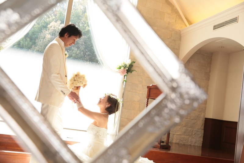 自然光の入るチャペル