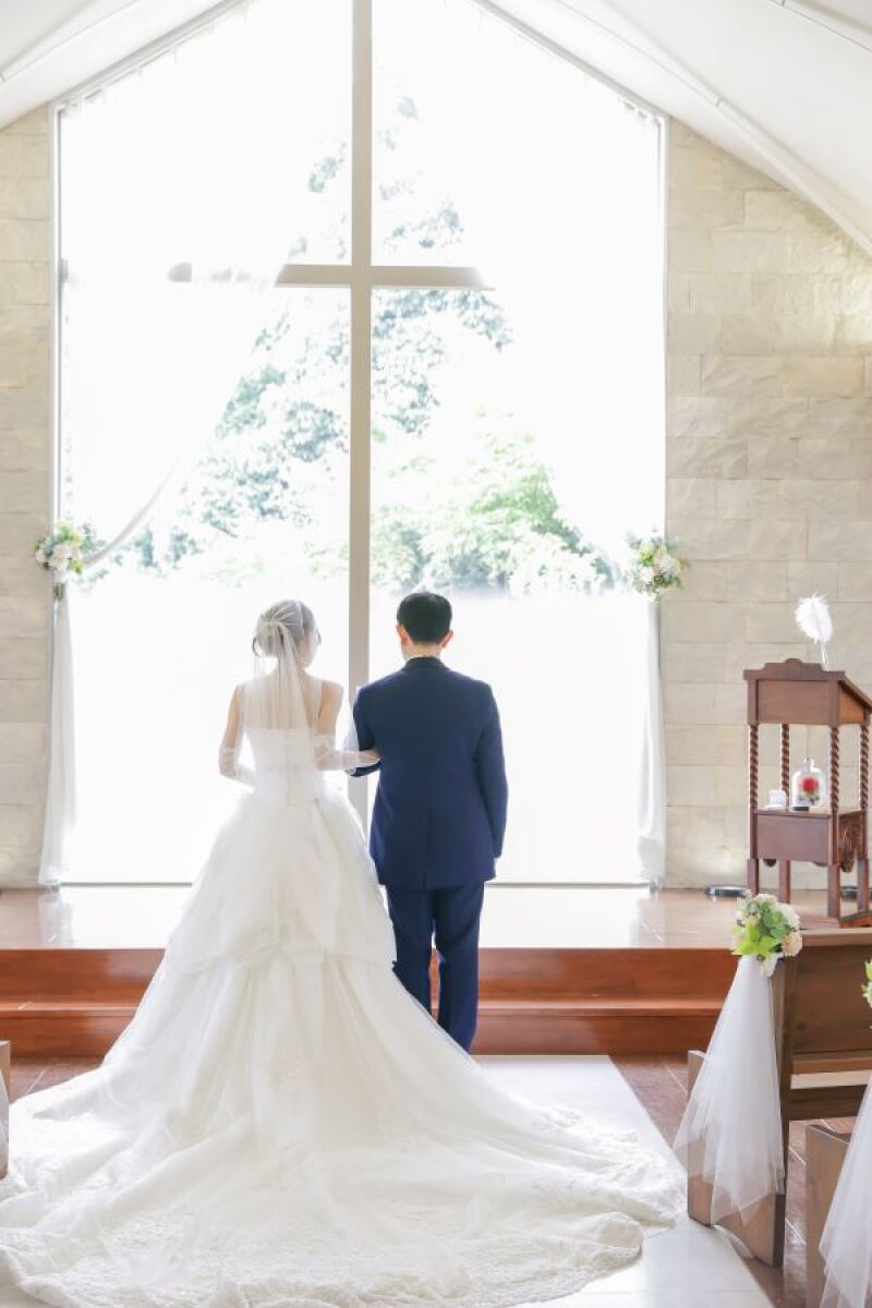 お2人のバックショット