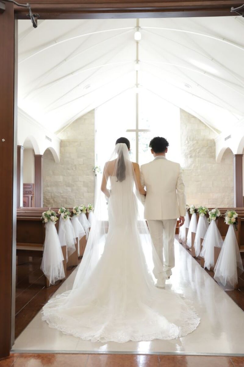 お持ち込みのウエディングドレス