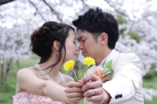 季節感じる前撮り撮影♪【桜】