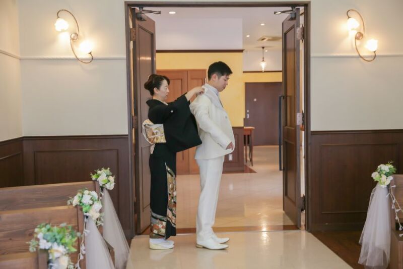 チャペル撮影開始♪~ジャケットセレモニー