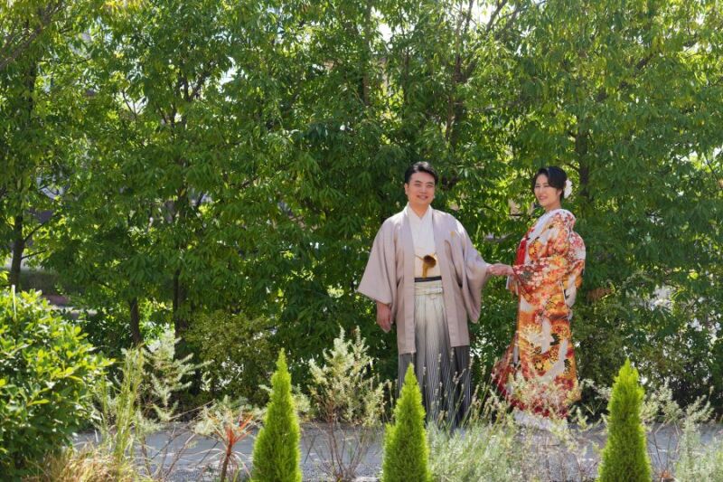 和装に着替えて♪