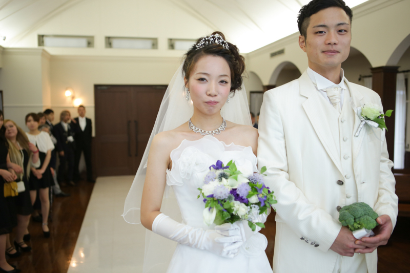 今からブーケトス♪