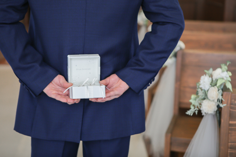 指輪をこっそりと・・・