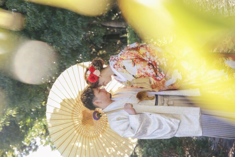 相合傘ショット