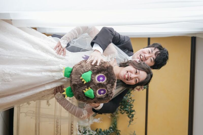 ぬいぐるみと一緒に♪