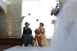 和装スタジオ撮影＆チャペル撮影