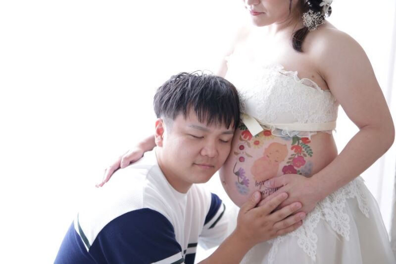 babyとお2人のいちばん最初のフォトショット♡