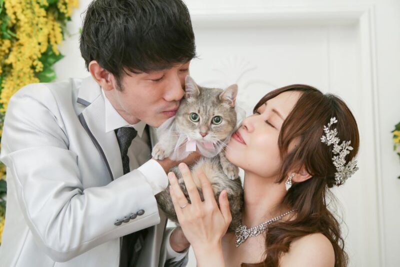 CLAIRE奈良店(チャペルクレール)_ペットと一緒に撮影できる