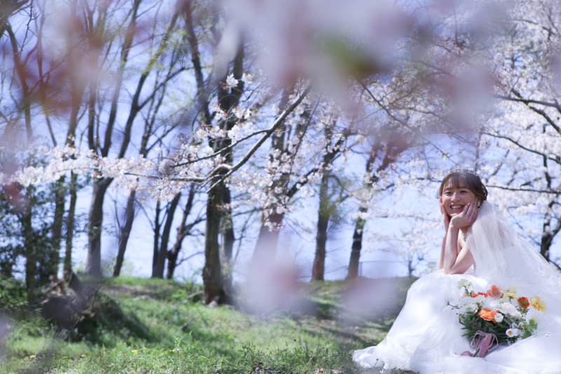 【早割でとってもおトク♪】桜超早割キャンペーン・衣装代全部込み!のロケ地1か所、衣装1着プラン