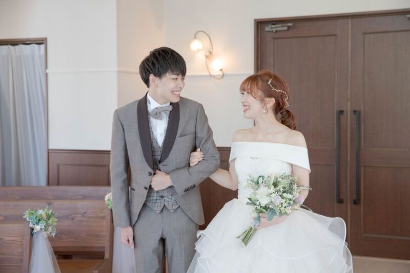 好きな衣装で挙式しよう♪♪Fami婚♡Weddingプラン(挙式)チャペル使用での追加料金なし!!試着も無料で嬉しい!