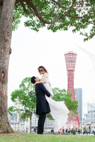 洋装ロケinメリケンパーク