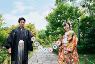 新緑　×　和装