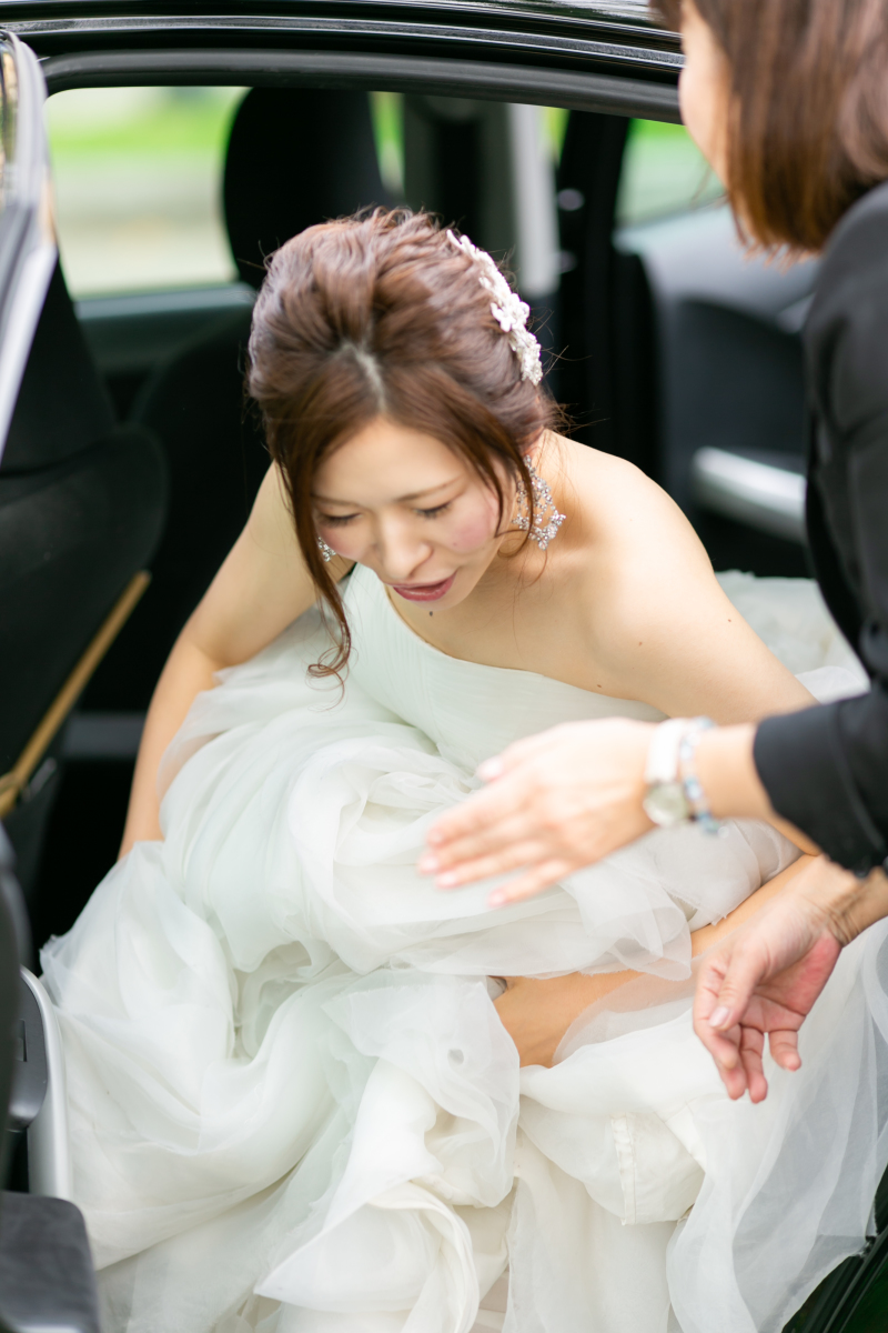 社用車での送迎