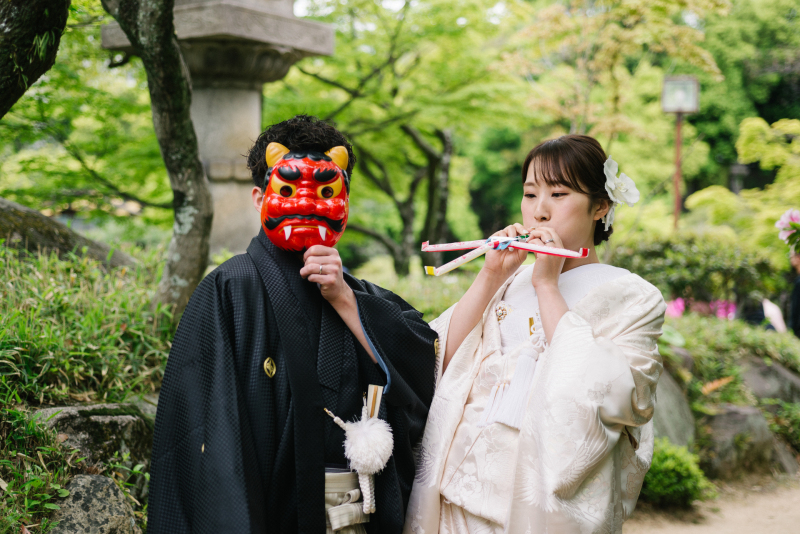 小物でお二人らしいお写真に!