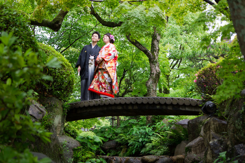 深緑の景色の中で…