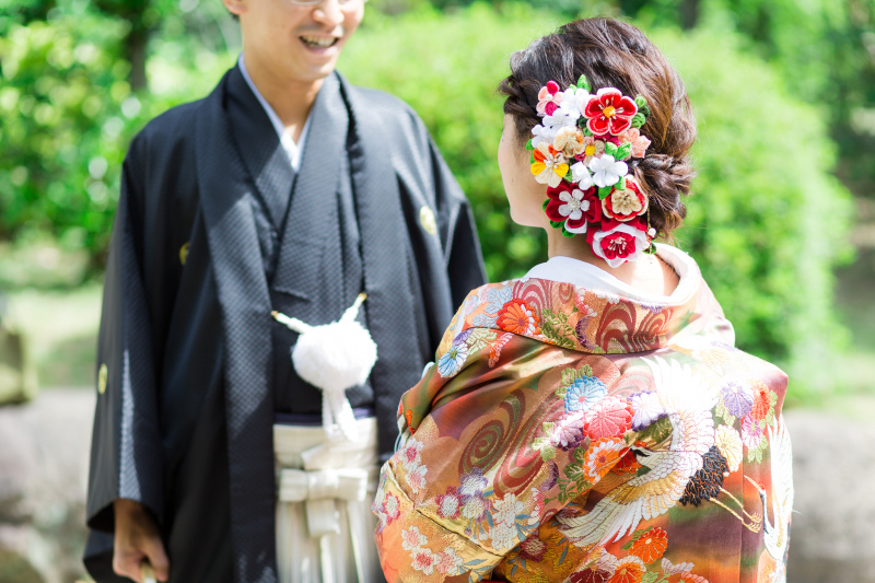 まずは和装からの撮影スタート