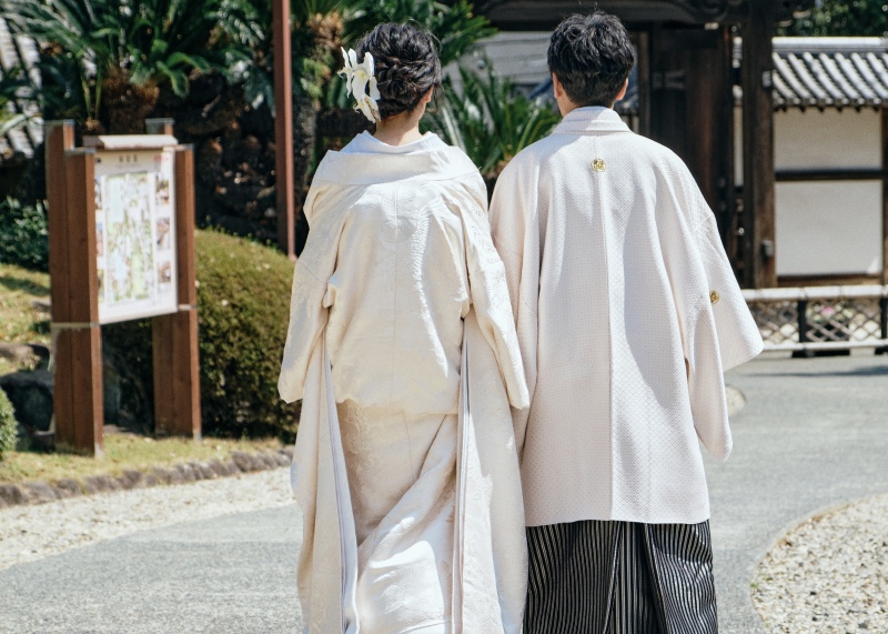 お背中ショット