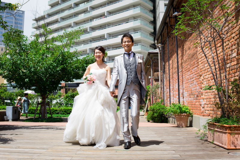 雰囲気を変えて洋装撮影スタート