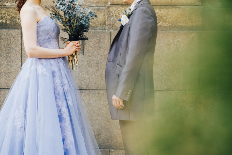 カラードレスで華やかに❁