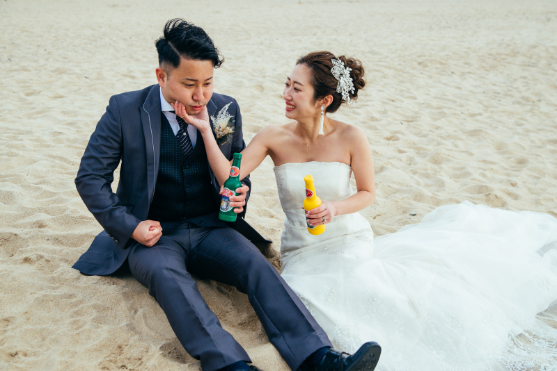 座りショット！