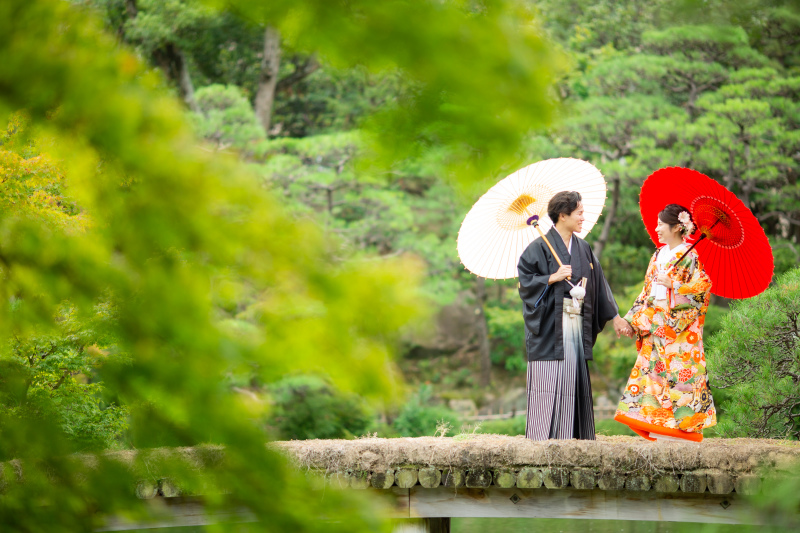 美しい緑に囲まれて