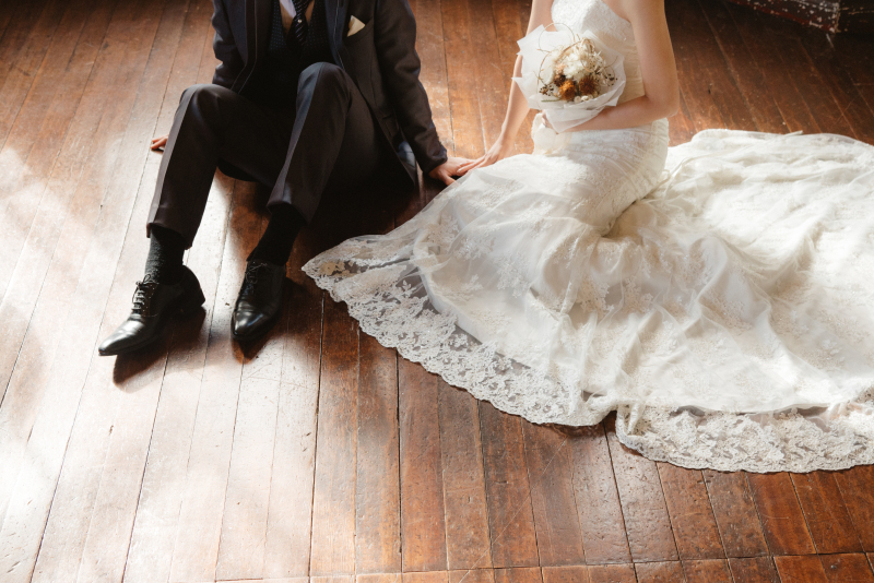 お持ち込みのブーケ♪