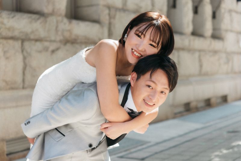 おんぶショット