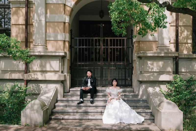 門前ショット♡