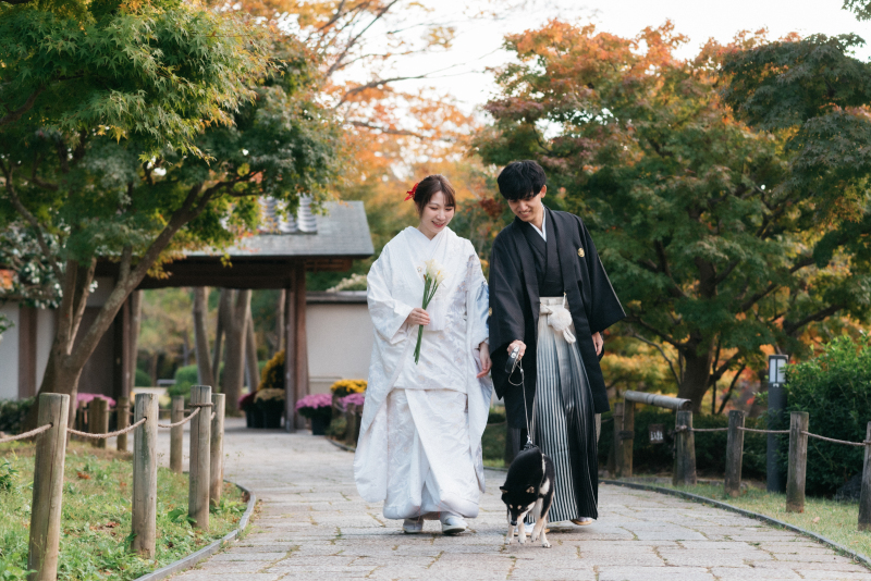 \ 愛犬と共に /