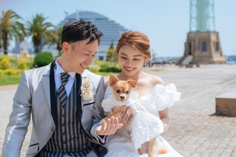 888Wedding_ペットと一緒に撮影できる