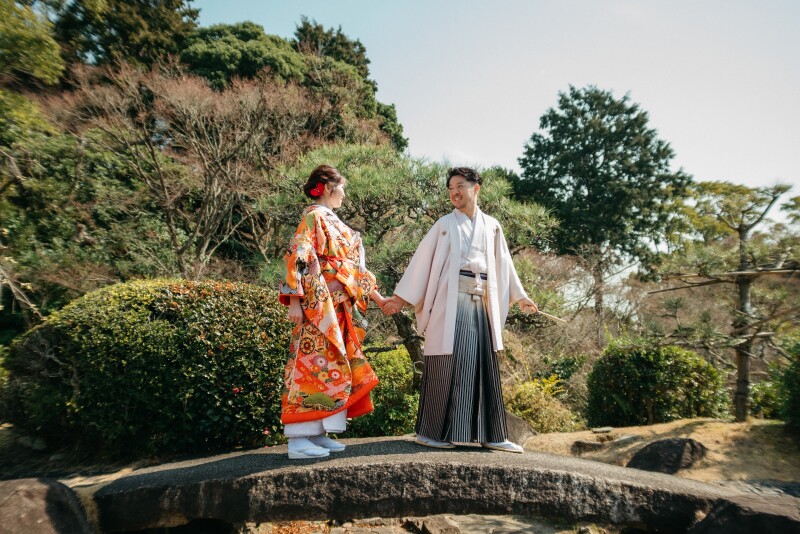 888Wedding_庭園で撮影できる