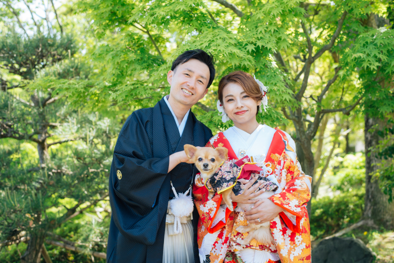 大切な日には愛犬も一緒に♡