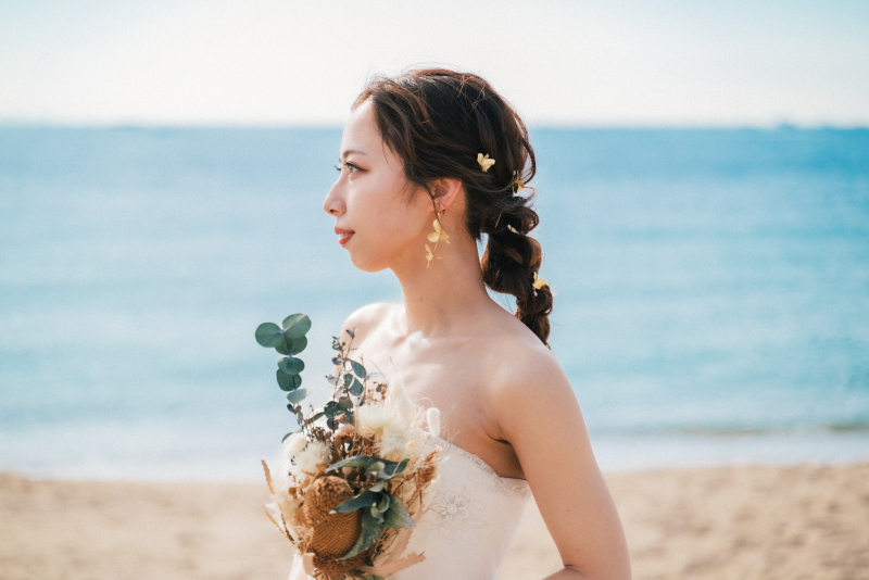 888Wedding_海で撮影できる