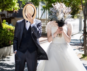 試着ドレス撮影