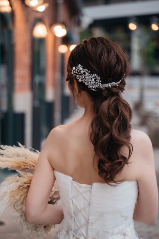 参列ゲストへアセット(アップ)