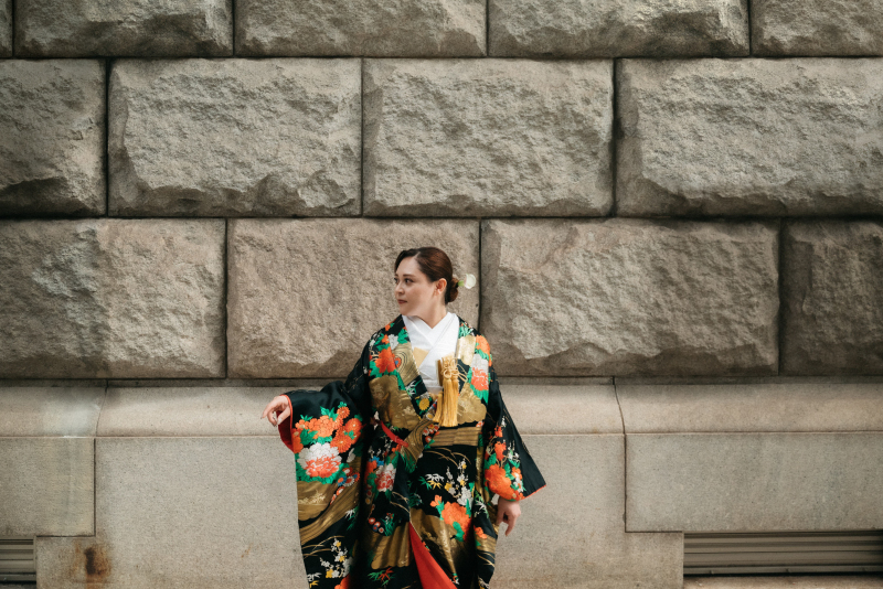 モダン和装【居留地×和装】プラン　今だけ￥33,000割引→￥121,000！