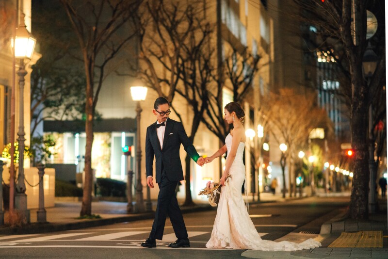 洋装1着・ロケ2ヵ所(夕方～Night)プラン