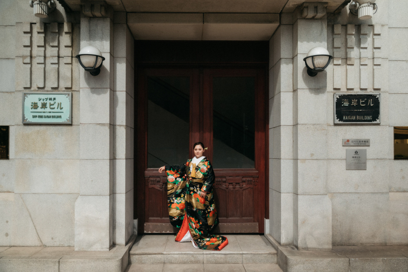 モダン和装【居留地×和装】プラン　今だけ￥33,000割引→￥121,000！