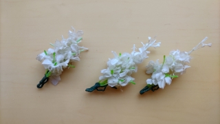 造花ヘアピースパーツ【35】