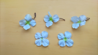 造花ヘアピースパーツ【14】