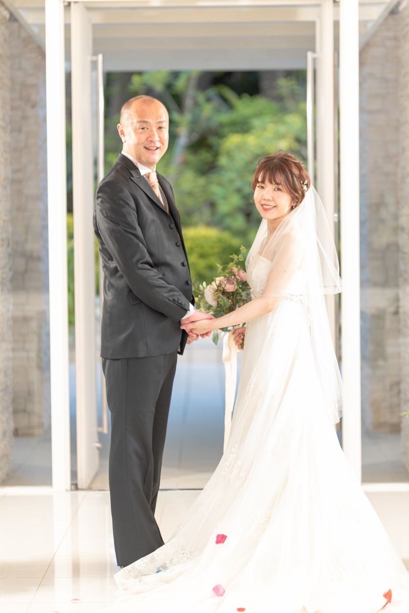 幸せそうな笑顔