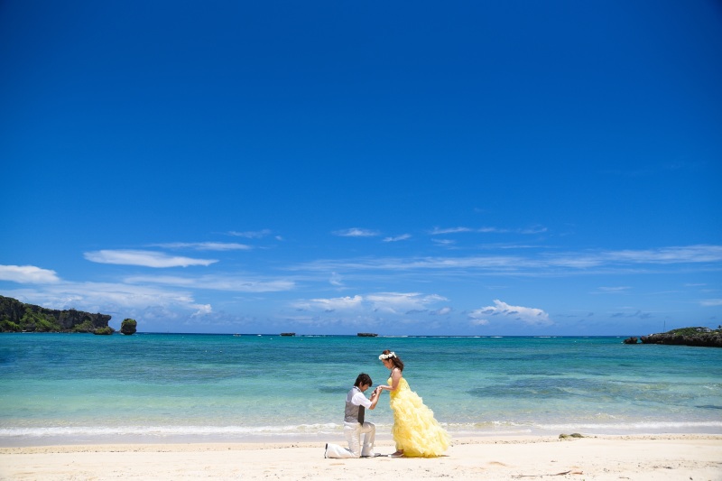 青の世界で誓いを