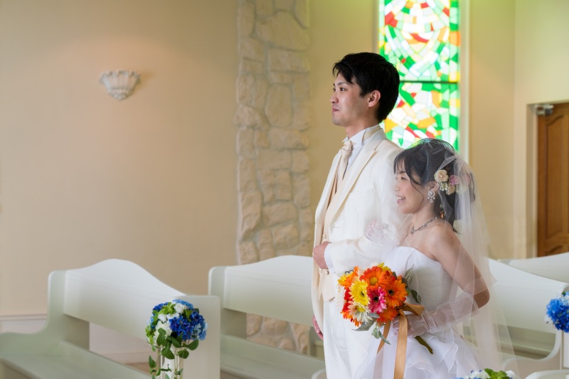 グリーンのステンドグラス