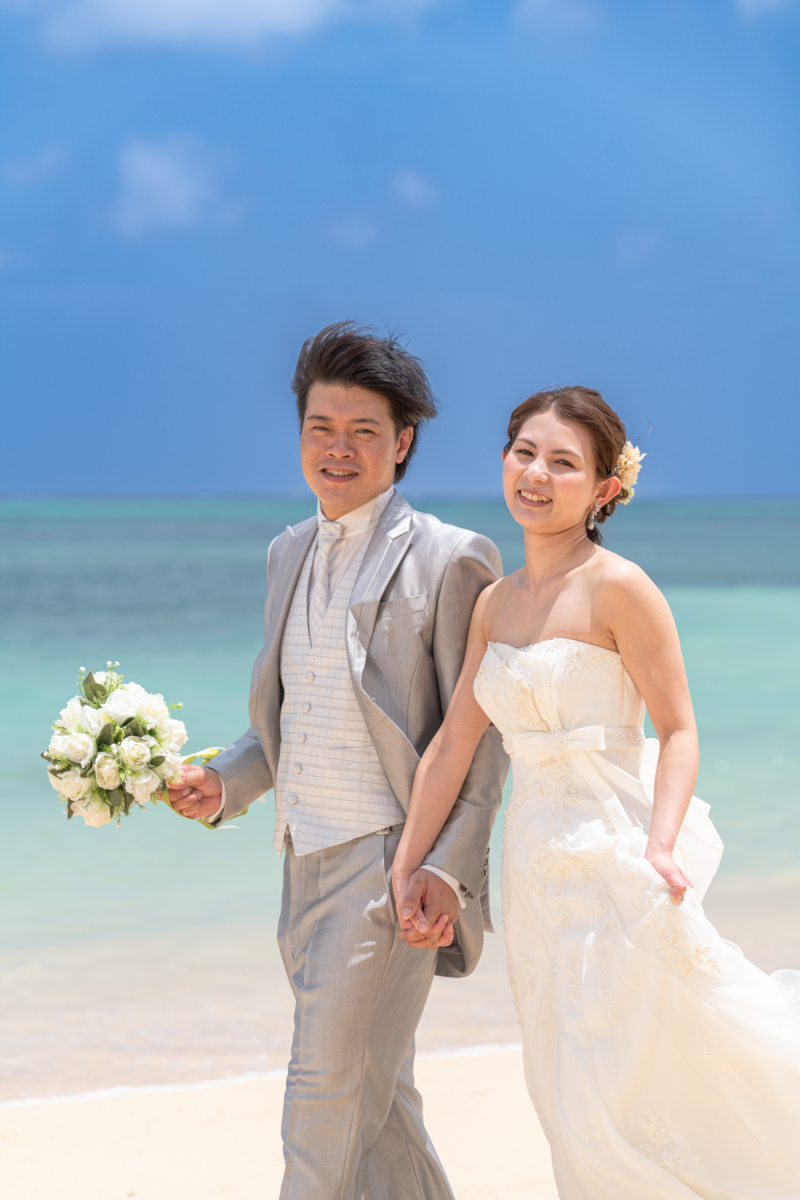 ビーチ撮影は楽しいワンッ